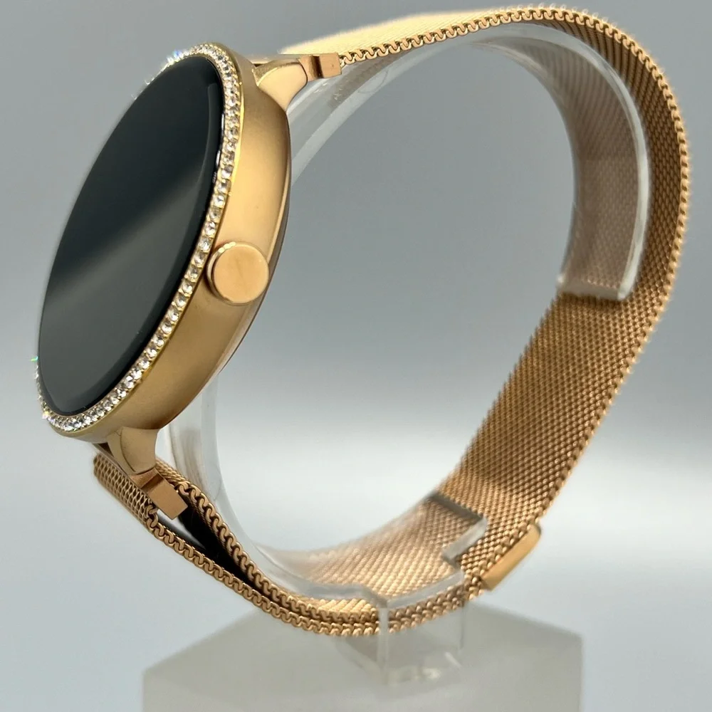 ITouch 3 Sport Smartwatch With Crystal Bezel & Mesh Strap